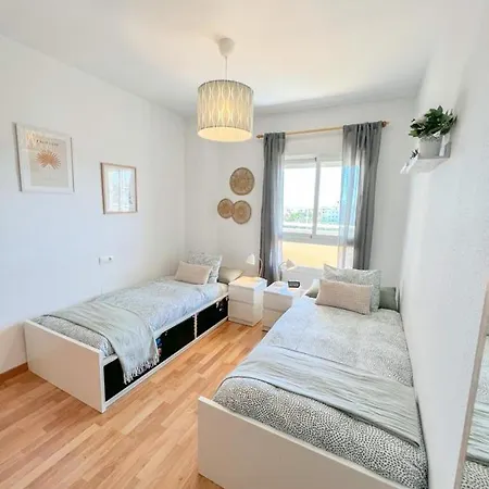 Bright With Terrace, Pool And Torremolinos